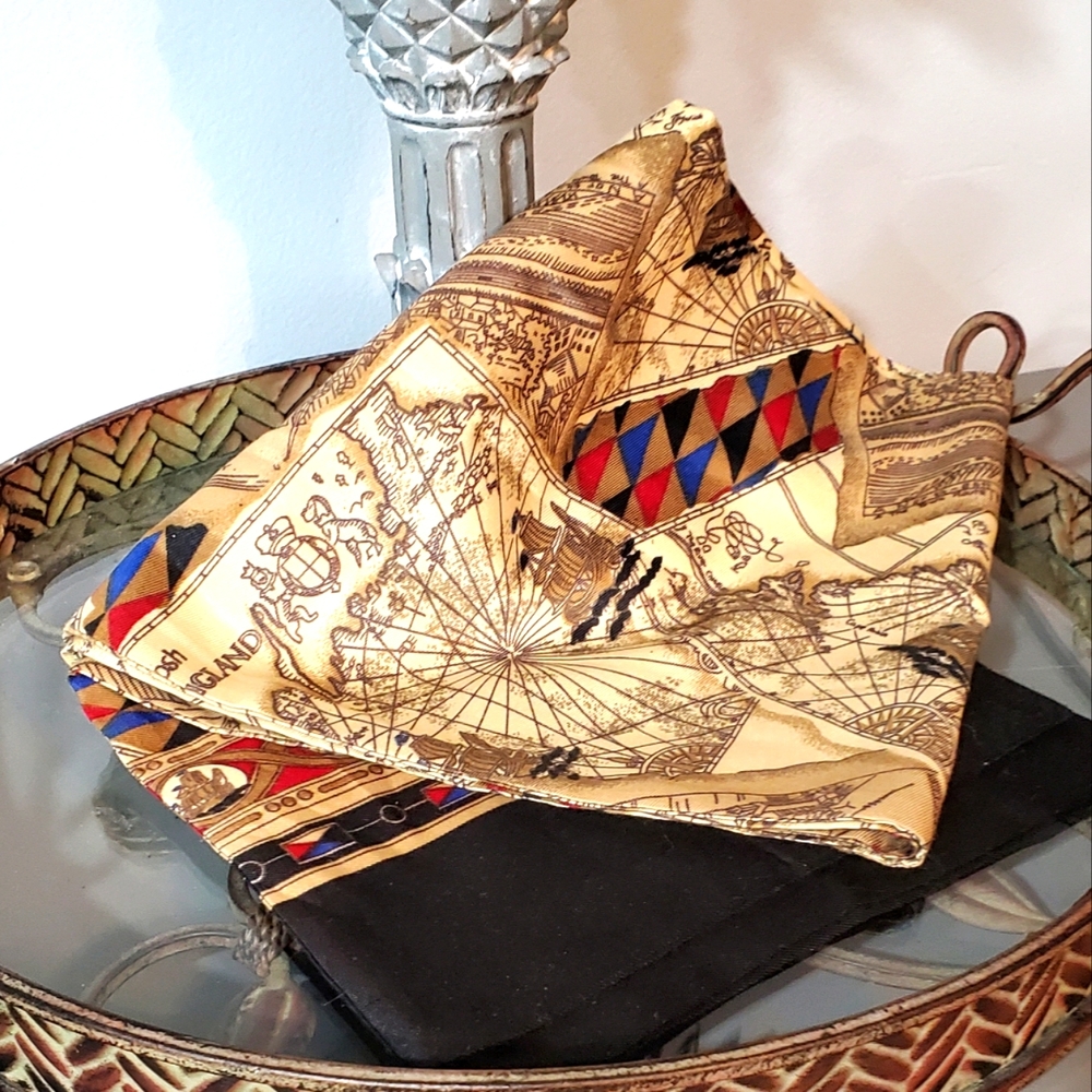 Mckentosh New England Mens Sailing Scarf⚜️🖤⚜️ - Picture 2 of 7